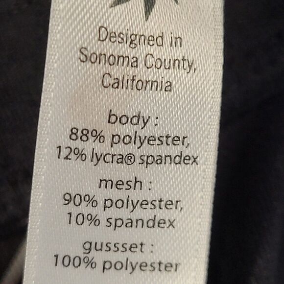 Athleta Leggings Black Silver Stripe Size XS Hip Pockets Reflective Details - Picture 9 of 10